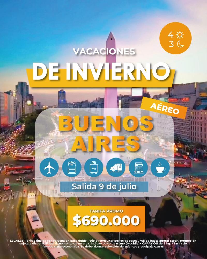 BUENOS AIRES VACACIONES DE INVIERNO