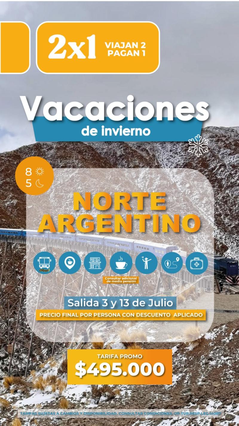 NORTE ARGENTINO VACACIONES DE INVIERNO