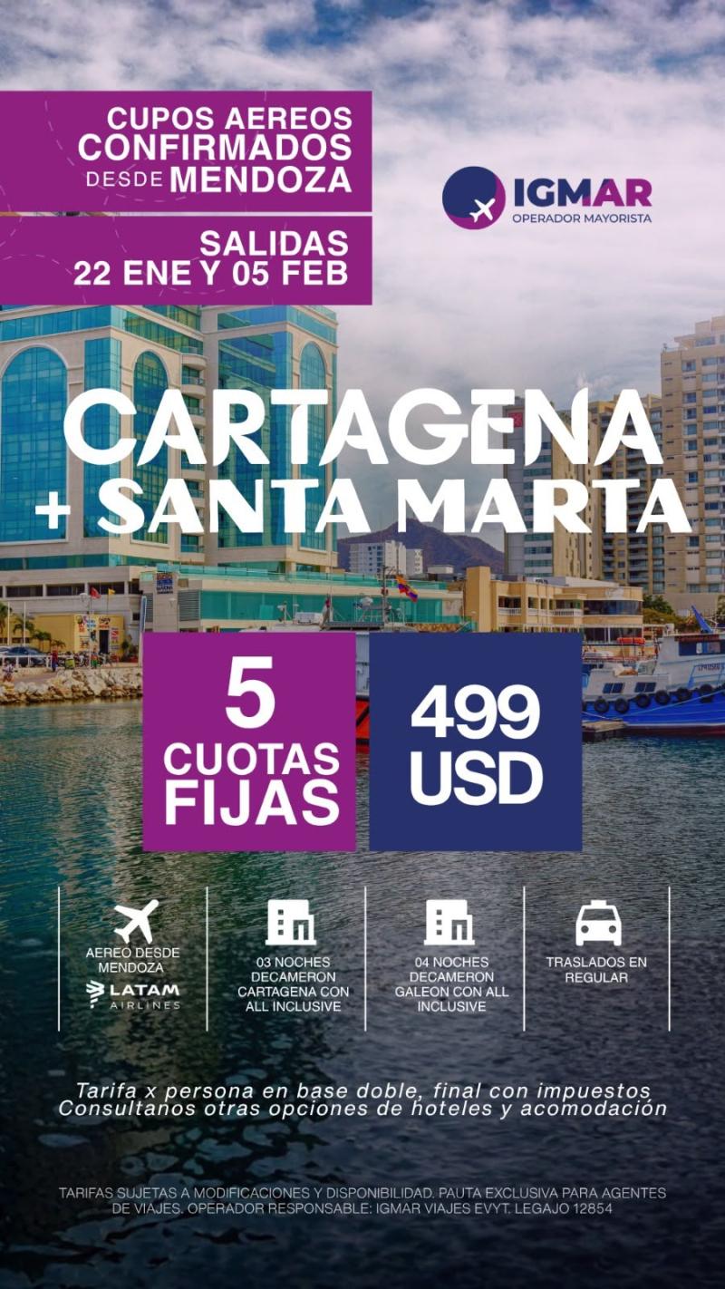 CARTAGENA Y SANTA MARTA