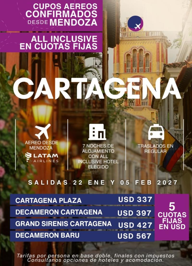 CARTAGENA DESDE MENDOZA